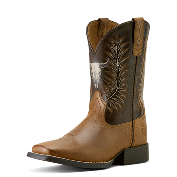 Ariat Youth Stampede Wide Square Toe Western Boot